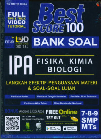 Image of Best Score 100 Bank Soal IPA: Fisika, Kimia dan Biologi